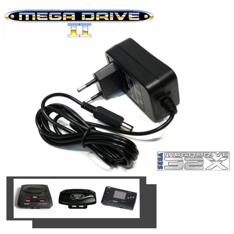 Power Supply for Sega Mega Drive II & 32X - PSU AC Adapter Megadrive 2