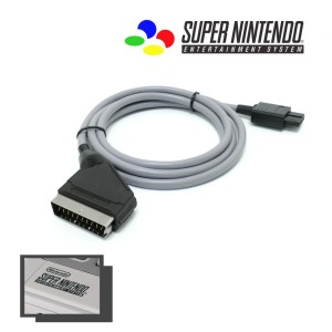Premium RGB scart cable for PAL Super Nintendo / SNES