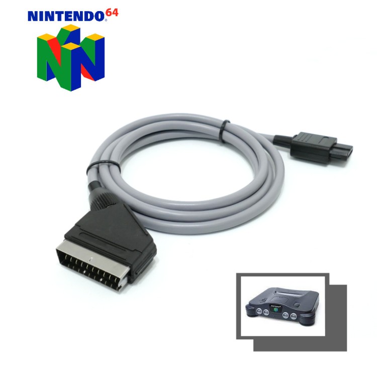 Premium RGB scart cable for RGB modded N64 / Nintendo 64