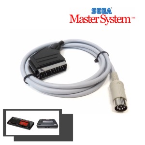 Premium RGB scart cable for French Master System I & II