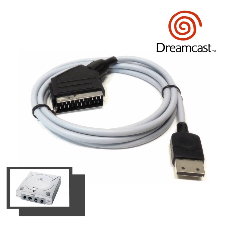 Câble péritel RGB Premium pour Sega Dreamcast
