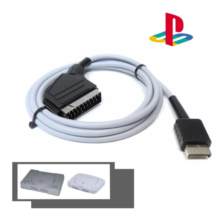 Premium RGB scart cable for Playstation 1 - PS1