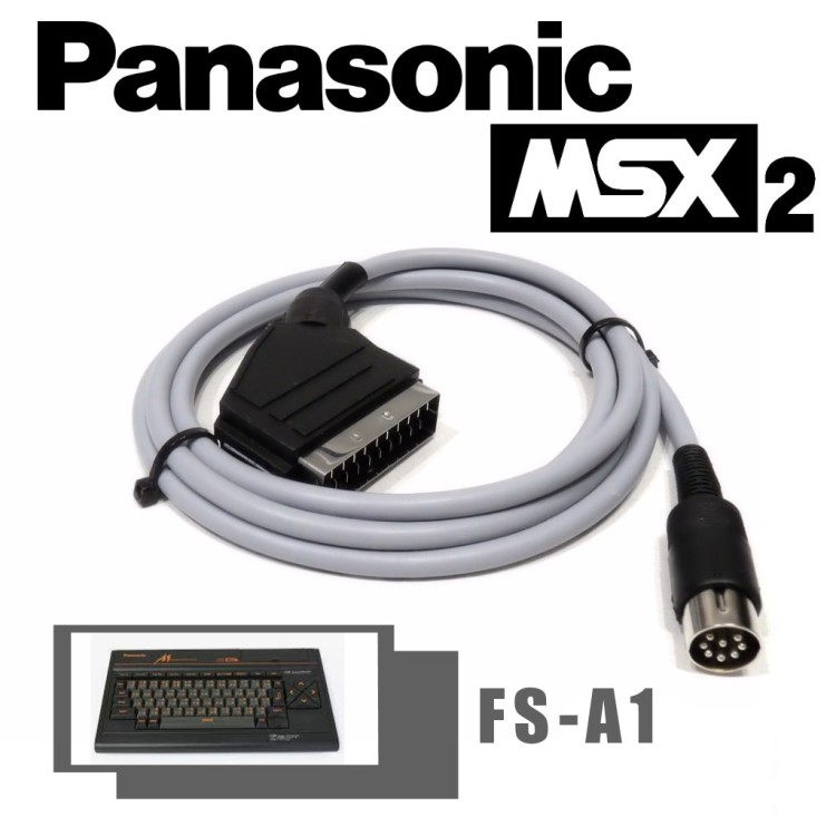 Premium RGB scart cable for Panasonic FS-A1 MSX2