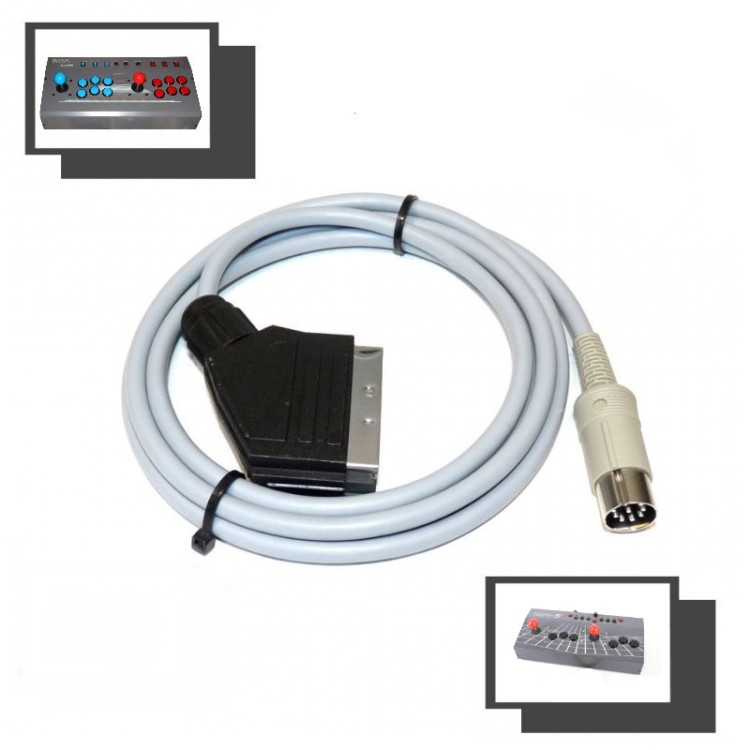Premium RGB scart cable for Combo AV, Kic's,  Pana Twin MP-92 Supergun