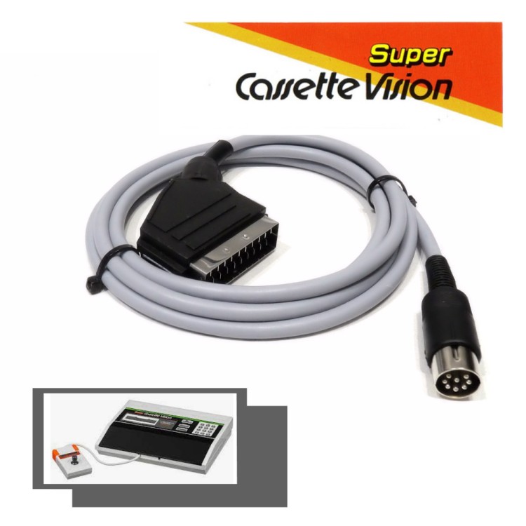 Premium RGB scart cable for Epoch Super Cassette Vision